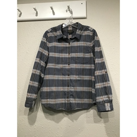 Pendleton Tops - Pendleton Womens Cotton Plaid Button Up Shirt L Preppy Heritage Cabincore Casual